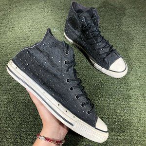 Limited edition Converse John Varvatos Studded Canvas Hi Beluga 136693c Size 9.5